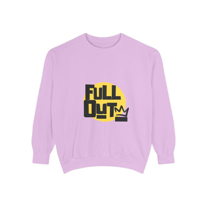 "Full Out" Unisex Lightweight Crewneck Sweatshirt – Bold Streetwear-Inspired Dance Graphic Pullover for Dancers & Performers