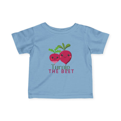 "Turnip the Beet" Cute Veggie Dance Infant Fine Jersey Tee – Funny Baby Dance T-Shirt with Adorable Pepper Graphic