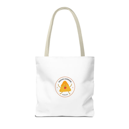"Nacho Average Dancer" Canvas Tote Bag – Funny Kawaii Dance Tote with Nacho Graphic for Dancers & Dance Moms