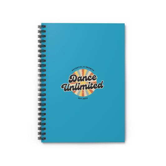"Dance Unlimited – Potential & Growth" Spiral Notebook – Retro Dance Journal for Dancers, Students & Creative Goal Setters