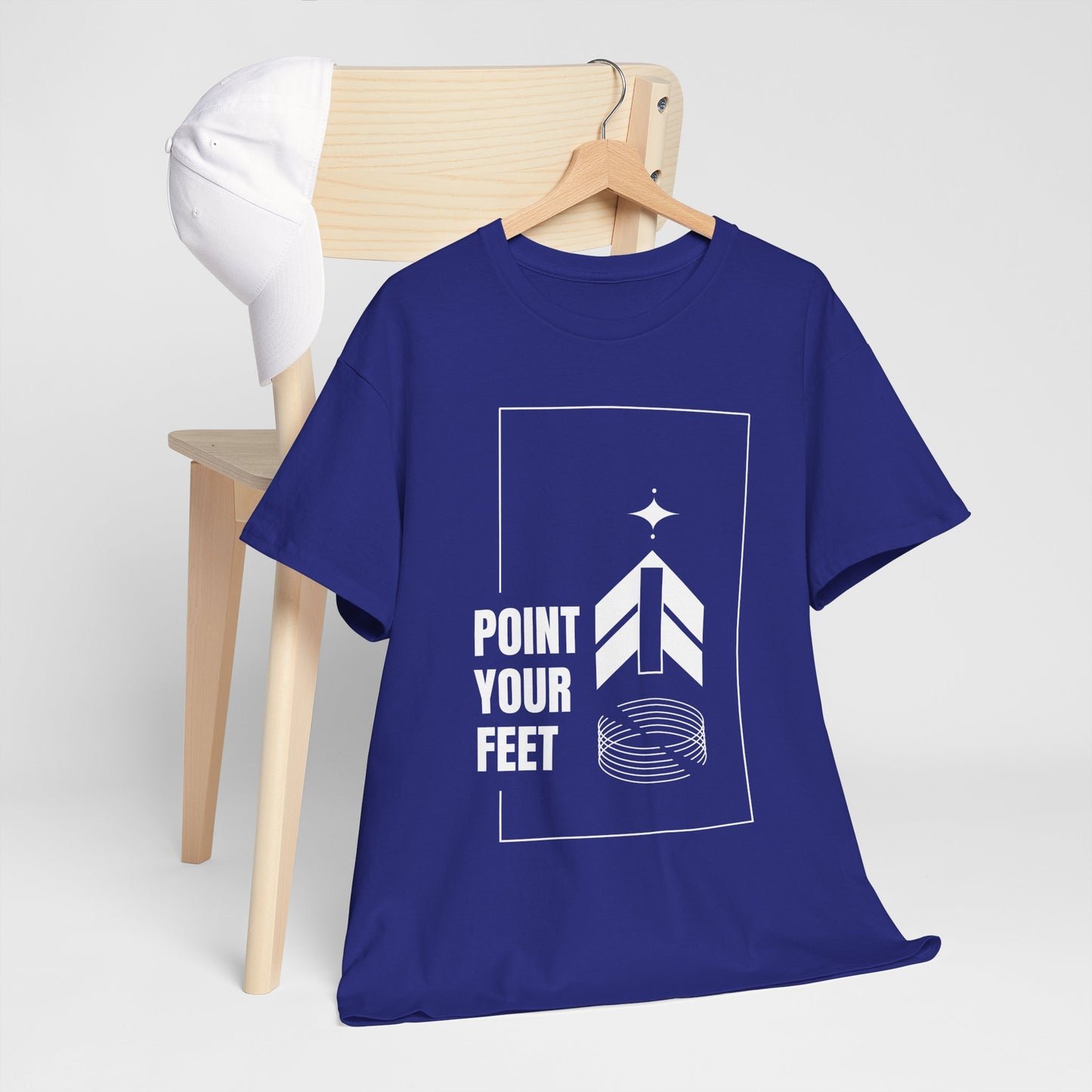 "Point Your Feet" Streetwear Dance Tee – Unisex Heavy Cotton Ballet-Inspired T-Shirt for Dancers