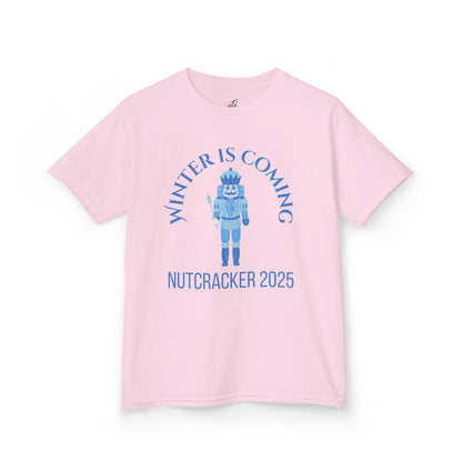 “Winter Is Coming Nutcracker 2025” YOUTH T-shirt | Holiday Dance Tee for Ballet Dancers