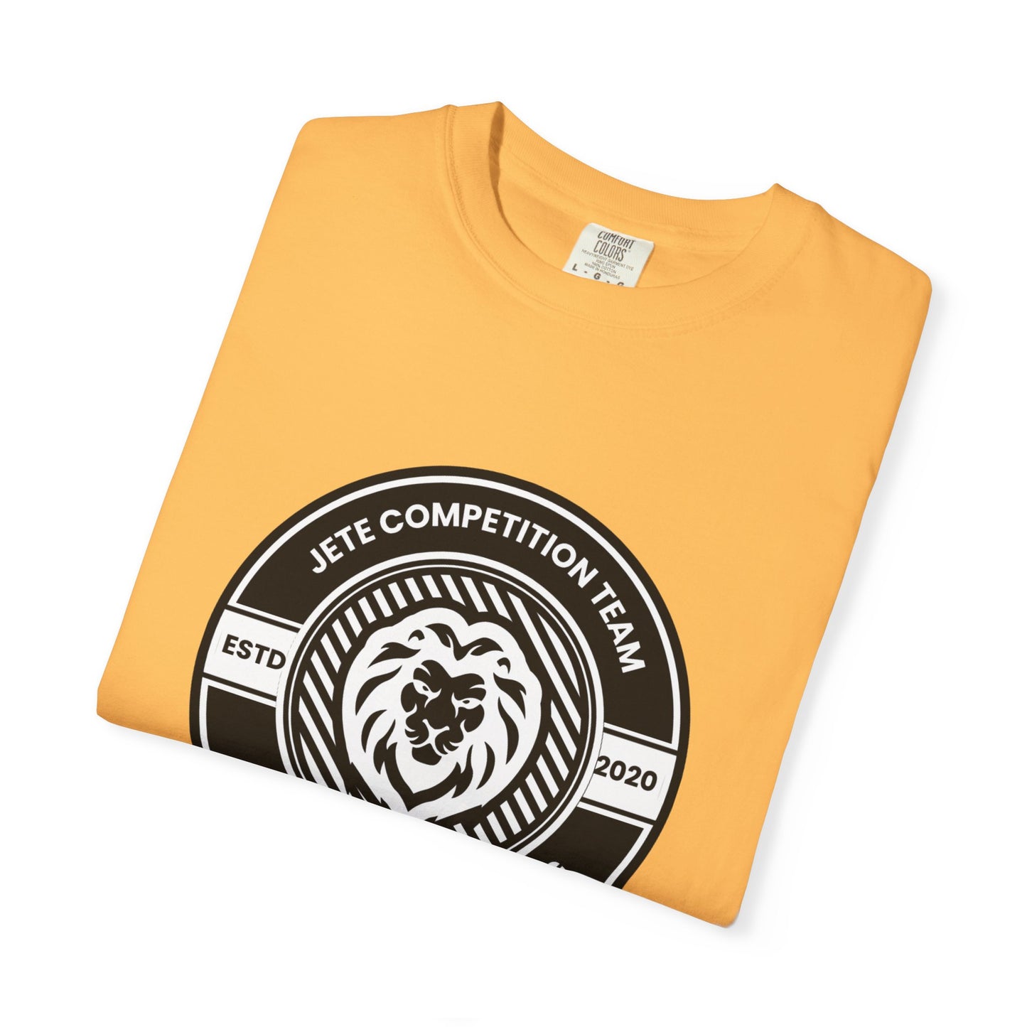 "Jeté Competition Team,  Always Keep Dancing" Unisex Garment-Dyed T-Shirt – Collegiate-Style Dance Graphic Tee – Shirt for Dancers & Teams
