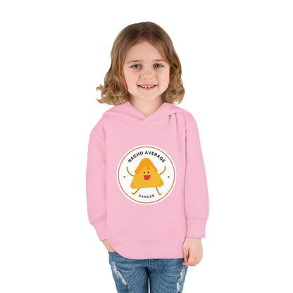 "Nacho Average Dancer" Pullover Fleece Sweatshirt with Cute Nacho Graphic | Funny Dance Gift for Kids - Toddler Dance Hoodie
