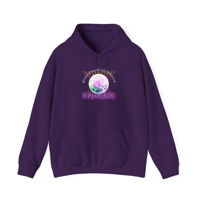 "Boogie, Hustle, Groove - Dancing" Streetwear Dance Graphic – Unisex Heavy Blend™ Hooded Sweatshirt