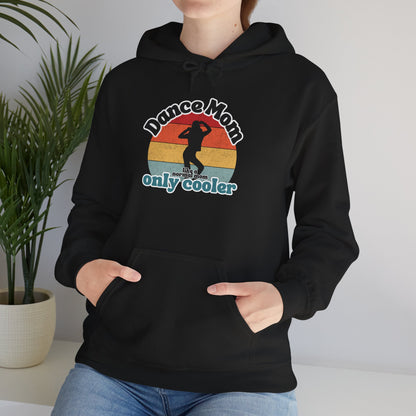 Dance Mom Hoodie – Retro Graphic Unisex Heavy Blend™ Sweatshirt for Proud Dance Moms – Fun Gift for Dance Recitals & Holidays