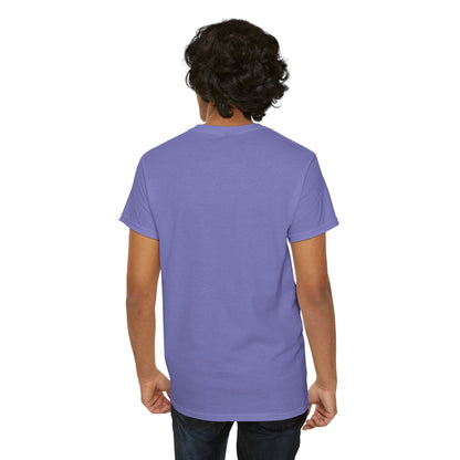 “At the Barre for the Boos” Dance Halloween T-Shirt with Cute Ghost Ballet Graphics - Unisex Heavy Cotton Tee