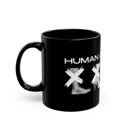 "Human or Dancer" Accent Coffee Mug – Dance-Themed Mug with Cute X-Ray Foot Design for Dancers, Ballet Teachers, and Dance Lovers