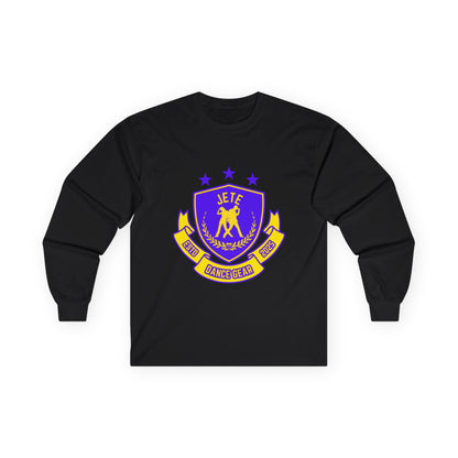 "Jeté Dance Gear" Unisex Long Sleeve Tee – Collegiate-Inspired Dance Shirt for Dancers, Teams & Studio Spirit Wear