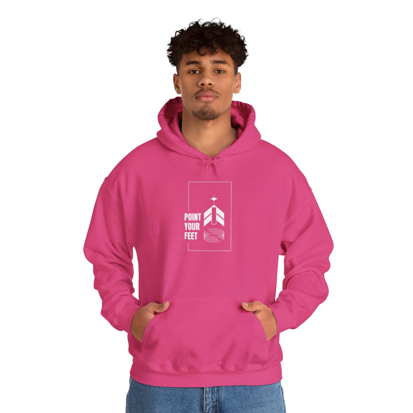"Point Your Feet" Streetwear Dance Hoodie – Unisex Heavy Blend™ Hooded Sweatshirt for Dancers & Ballet Lovers