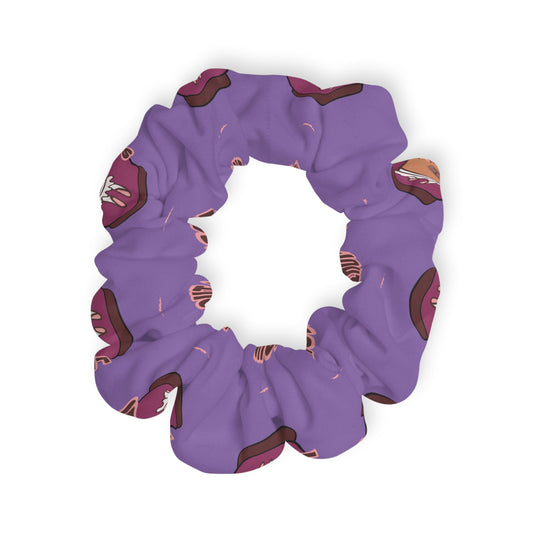 “Life Without Dance Is Pointeless” Scrunchie – Funny Ballet Pun Hair Accessory with Cute Dancing Capybara Graphic