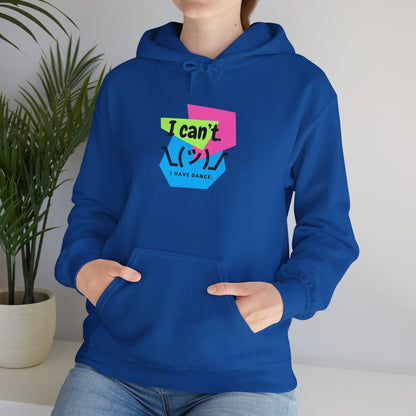 "I Can’t. I Have Dance." Unisex Hooded Sweatshirt – Retro 80s Emoji Graphic Hoodie for Dancers | Jeté Dance-Inspired Loungewear