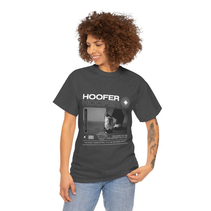 “Hoofer" Tap Dance Unisex Heavy Cotton Tee – Streetwear-Inspired Tap Shoes Graphic T-Shirt for Dancers