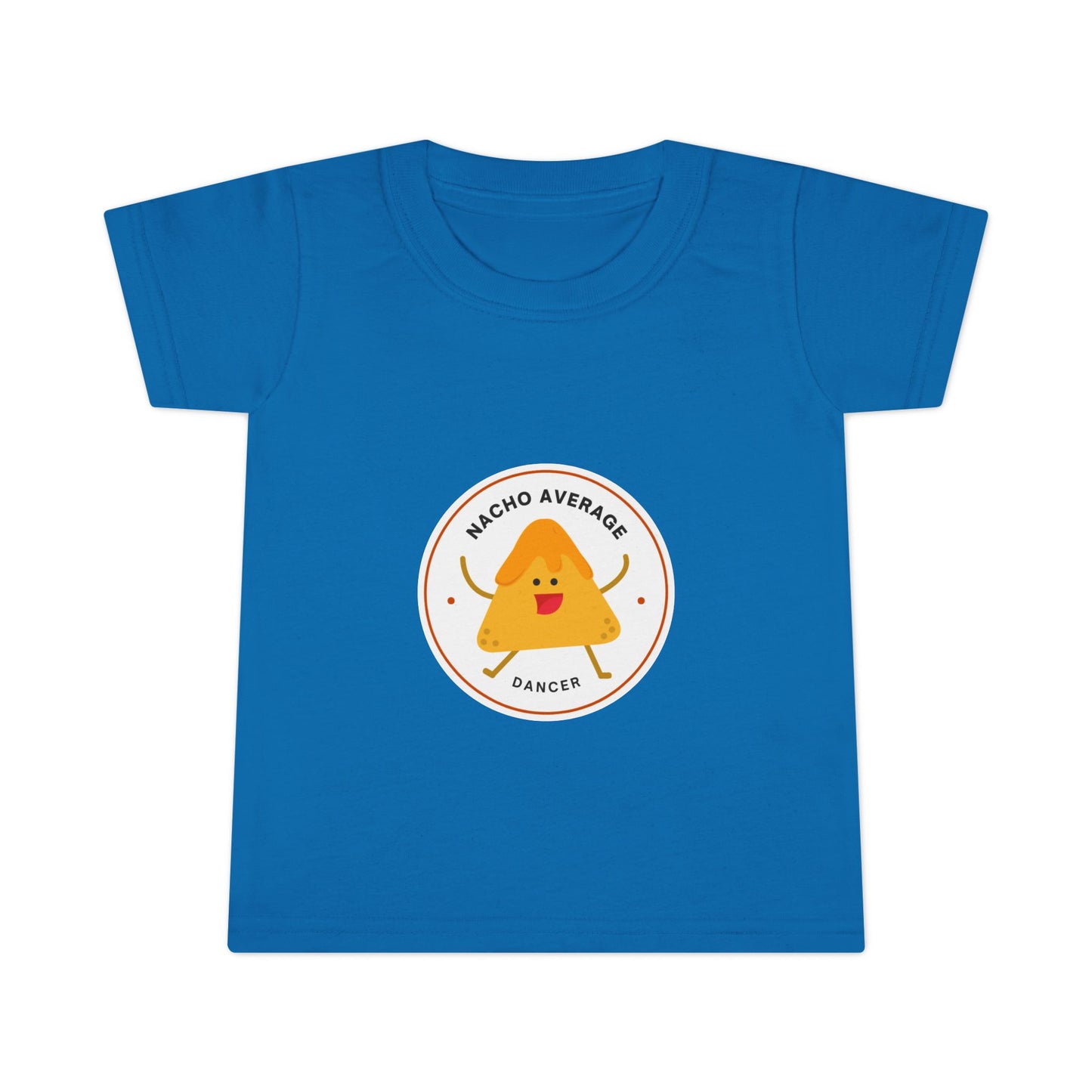 "Nacho Average Dancer" Toddler Dance T-Shirt – Cute Nacho Graphic Short Sleeve Tee for Kids