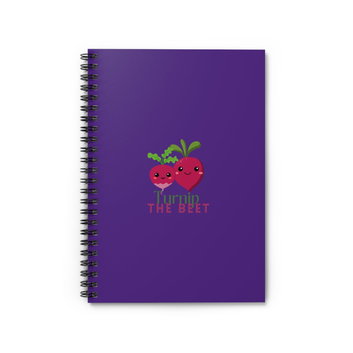 "Turnip the Beet" Spiral Notebook – Cute Veggie Dance Pun Journal for Dancers, Foodies & Pun Lovers