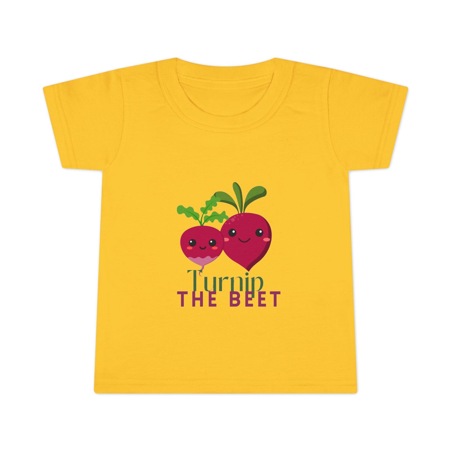 "Turnip the Beet" Toddler Dance T-Shirt – Cute Veggie Graphic Short Sleeve Tee for Kids