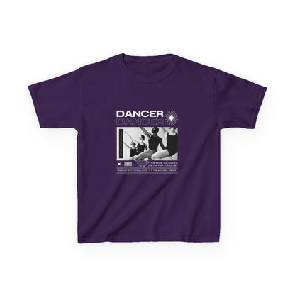 “Dancer” Youth Short Sleeve Tee – Young Ballet Dancers at the Barre Streetwear-Inspired Dance Shirt for Kids