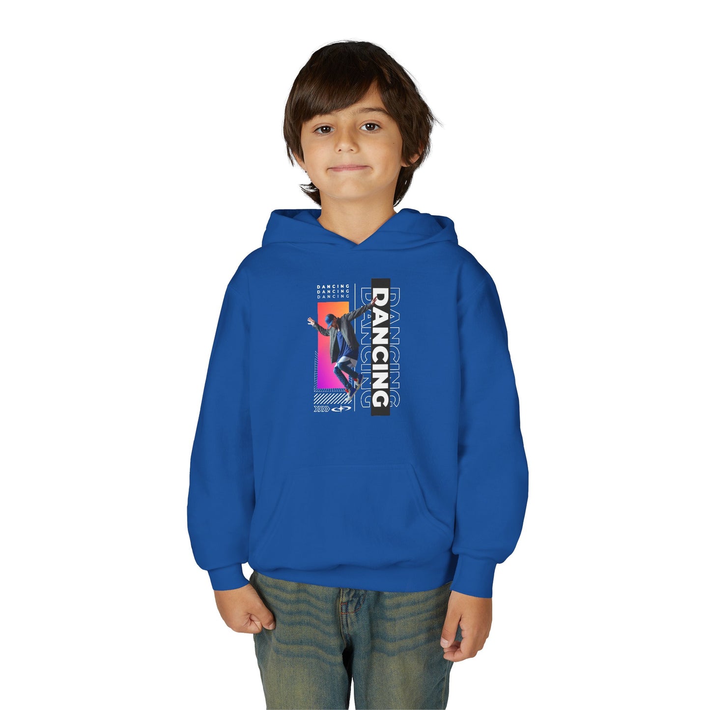 “Dancing” Male Dancer Streetwear Graphic | Unisex Youth Hoodie – Dance Hoodie for Kids & Young Performers