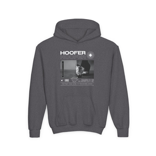 “Hoofer” Tap Shoes Streetwear Graphic | Unisex Youth Hoodie – Tap Dance Hoodie for Kids & Young Dancers