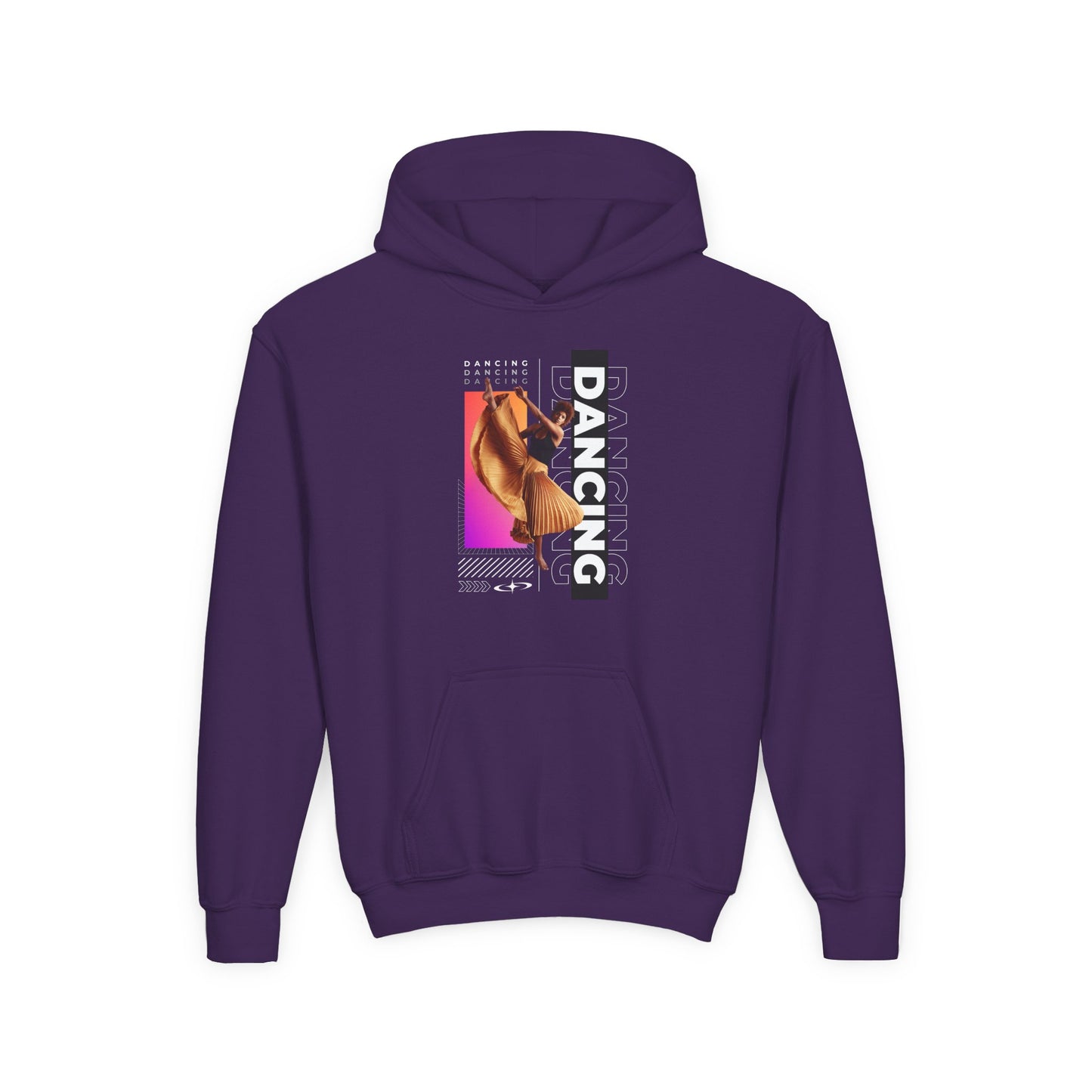 “Dancing” Female Dancer Streetwear Graphic | Unisex Youth Hoodie – Dance Hoodie for Kids & Young Performers