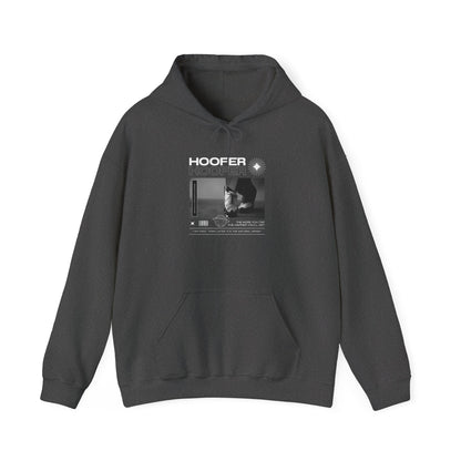 “Hoofer” Tap Dance Text with Streetwear-Style Tap Shoes Graphic – Unisex Heavy Blend™ Hooded Sweatshirt – Cozy Dance Hoodie for Tap Dancers & Dance Enthusiasts