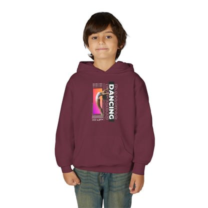 “Dancing” Female Dancer Streetwear Graphic | Unisex Youth Hoodie – Dance Hoodie for Kids & Young Performers