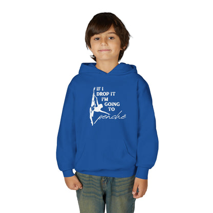 “If I Drop It, I’m Going to Penché” Unisex Youth Hoodie with Ballet Dancer Graphic – Funny Dance Hoodie for Kids & Teens, Personalized with Name or Studio