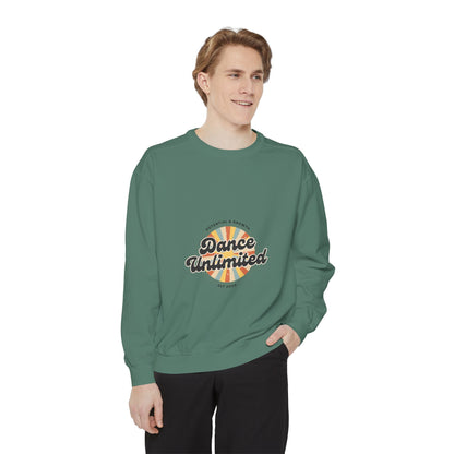 "Dance Unlimited – Potential & Growth" Unisex Lightweight Crewneck Sweatshirt – Retro-Inspired Motivational Dance Pullover for Performers & Creatives
