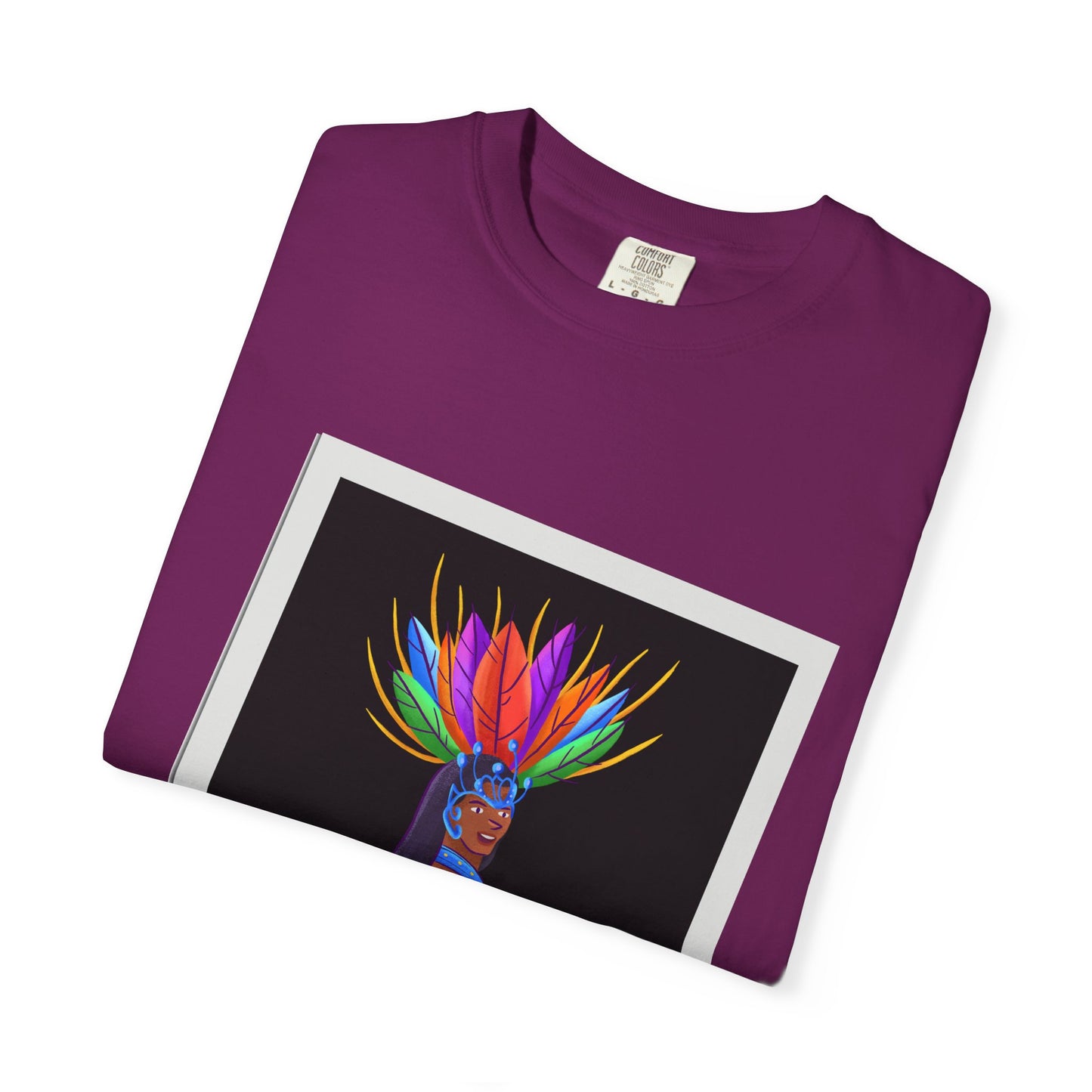 "Shake It Like a Samba Star" Unisex Garment-Dyed Dance T-Shirt – Bold Carnival-Inspired Graphic Tee for Dancers