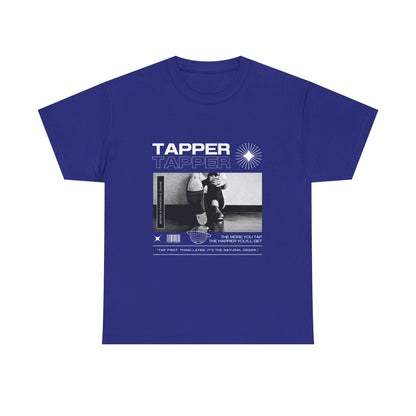 “Tapper” Tap Dance Unisex Heavy Cotton Tee – Streetwear-Inspired Tap Shoes Graphic T-Shirt for Dancers