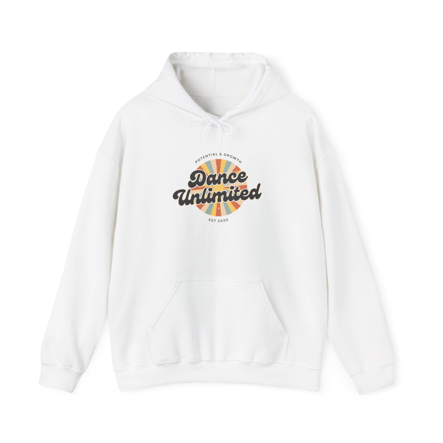 "Dance Unlimited – Potential & Growth" Retro Unisex Hoodie  Dance-Inspired Sweatshirt