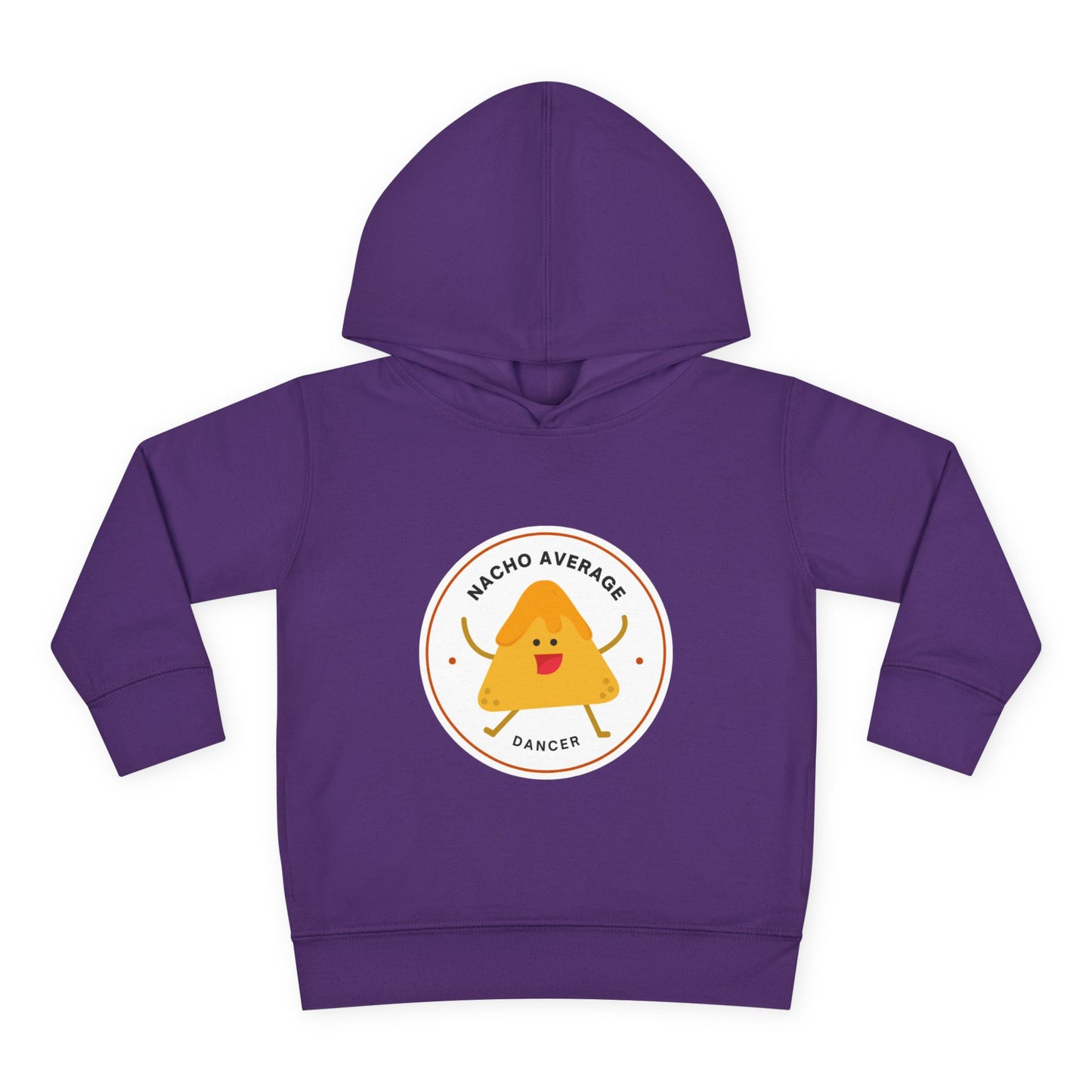 "Nacho Average Dancer" Pullover Fleece Sweatshirt with Cute Nacho Graphic | Funny Dance Gift for Kids - Toddler Dance Hoodie