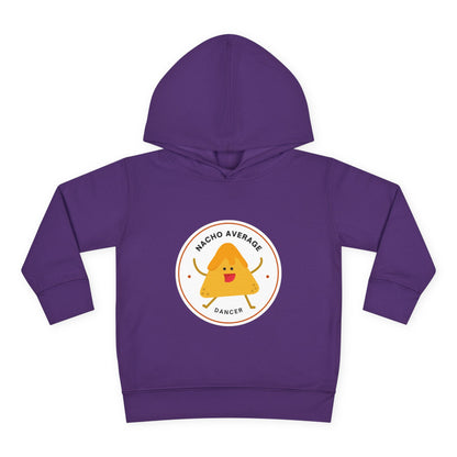 "Nacho Average Dancer" Pullover Fleece Sweatshirt with Cute Nacho Graphic | Funny Dance Gift for Kids - Toddler Dance Hoodie