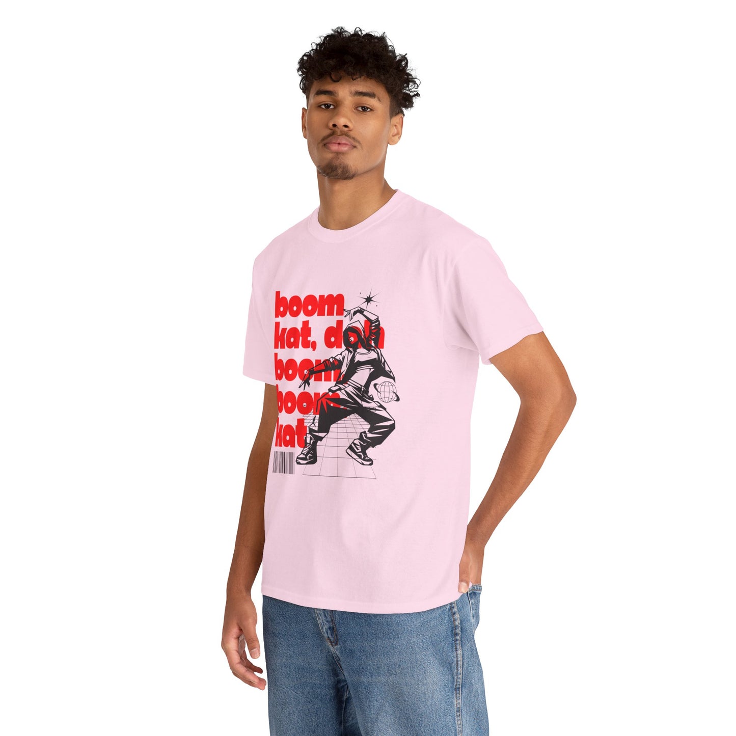 "Boom Kat, Dah, Boom, Boom, Kat" Streetwear Dance Graphic – Unisex Heavy Cotton Tee