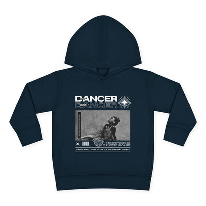 “Tiny Dancer” Toddler Pullover Hoodie – Streetwear-Inspired Ballet Dancer Graphic Sweatshirt for Kids