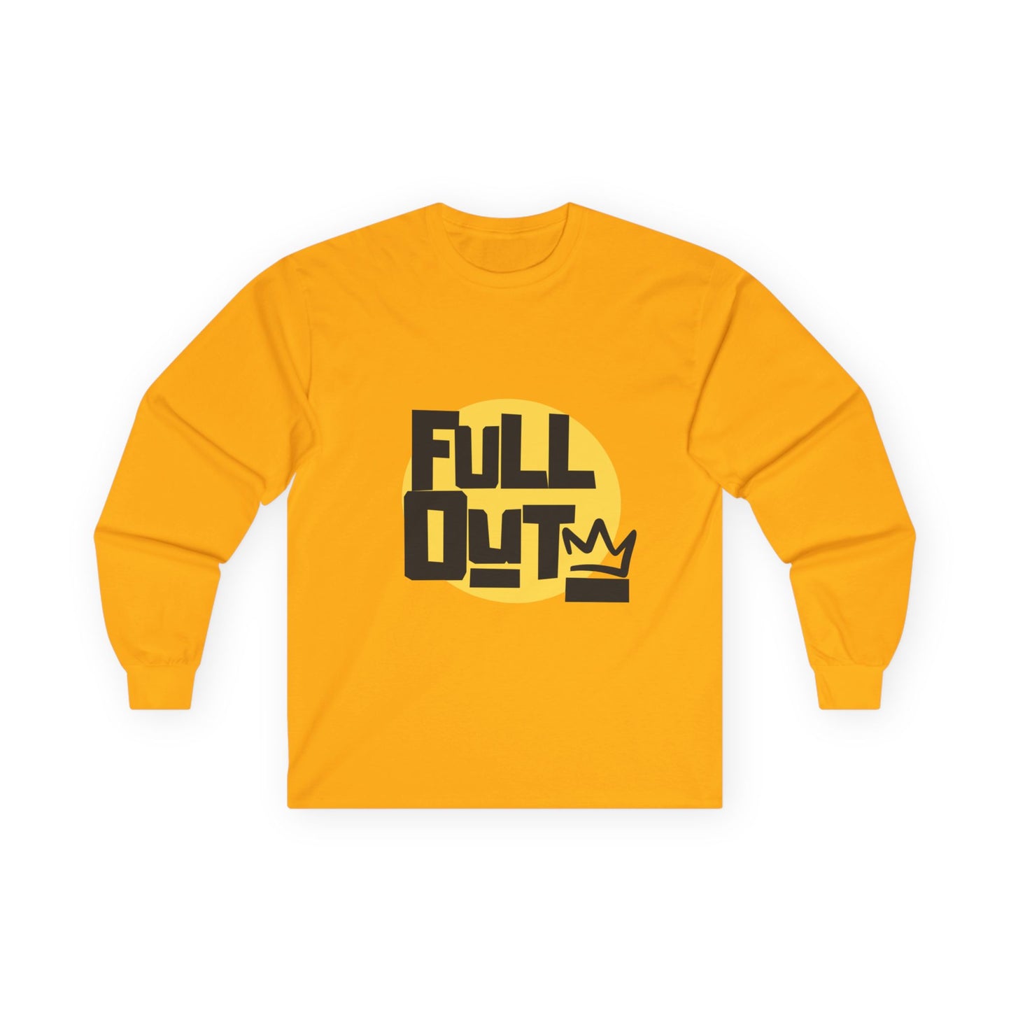 "Full Out" Unisex Long Sleeve Tee – Bold Streetwear-Inspired Dance Shirt for Performers, Hip-Hop Dancers & Studio Athletes
