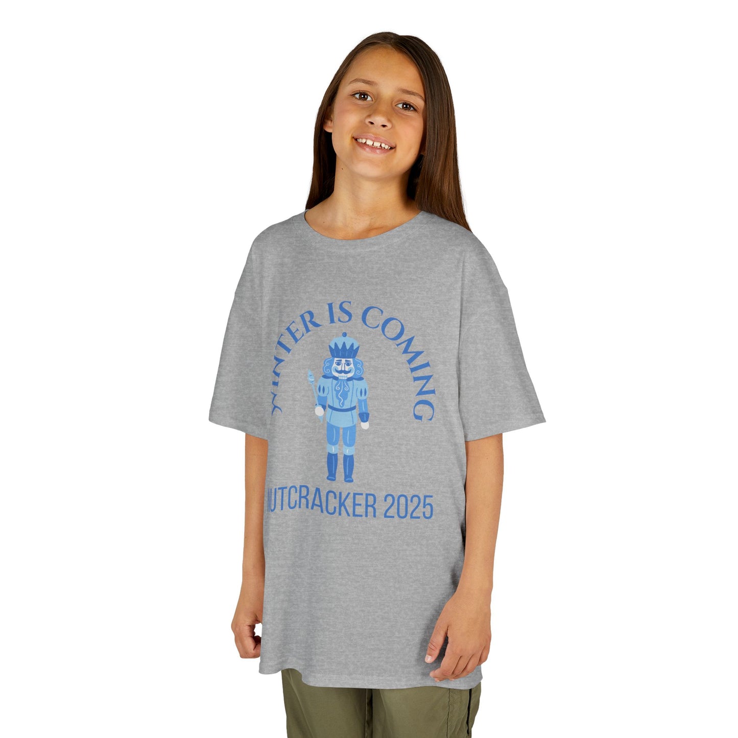 “Winter Is Coming Nutcracker 2025” YOUTH T-shirt | Holiday Dance Tee for Ballet Dancers