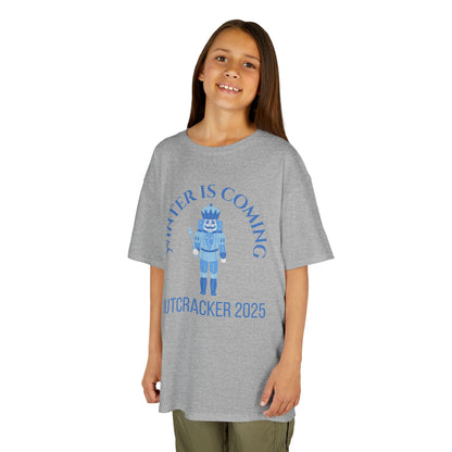 “Winter Is Coming Nutcracker 2025” YOUTH T-shirt | Holiday Dance Tee for Ballet Dancers
