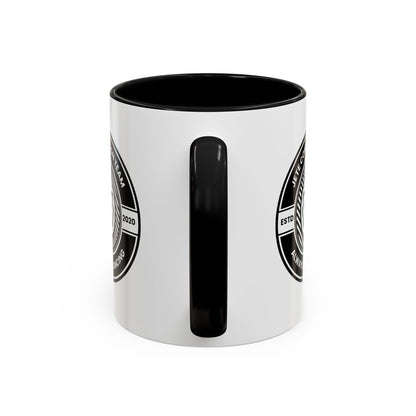 "Jeté Competition Team – Always Keep Dancing" Accent Coffee Mug – Collegiate Style Ceramic Mug for Dancers and Studio Teams