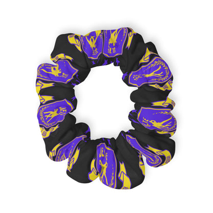 “Jeté Dance Gear” Scrunchie – Collegiate-Inspired Dance Team Hair Accessory for Dancers
