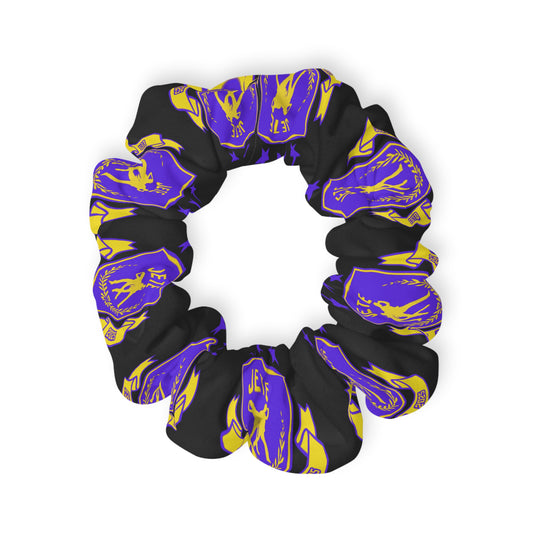 “Jeté Dance Gear” Scrunchie – Collegiate-Inspired Dance Team Hair Accessory for Dancers