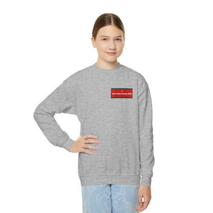 “Let’s Get to Cracking” Back Print YOUTH Sweatshirt + Nutcracker 2025 Front – Youth Crewneck | Ballet Holiday Dance Sweatshirt