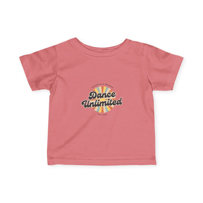 "Dance Unlimited – Potential & Growth" Infant Fine Jersey Tee – Retro Dance Graphic Baby T-Shirt for Inspired Little Performers