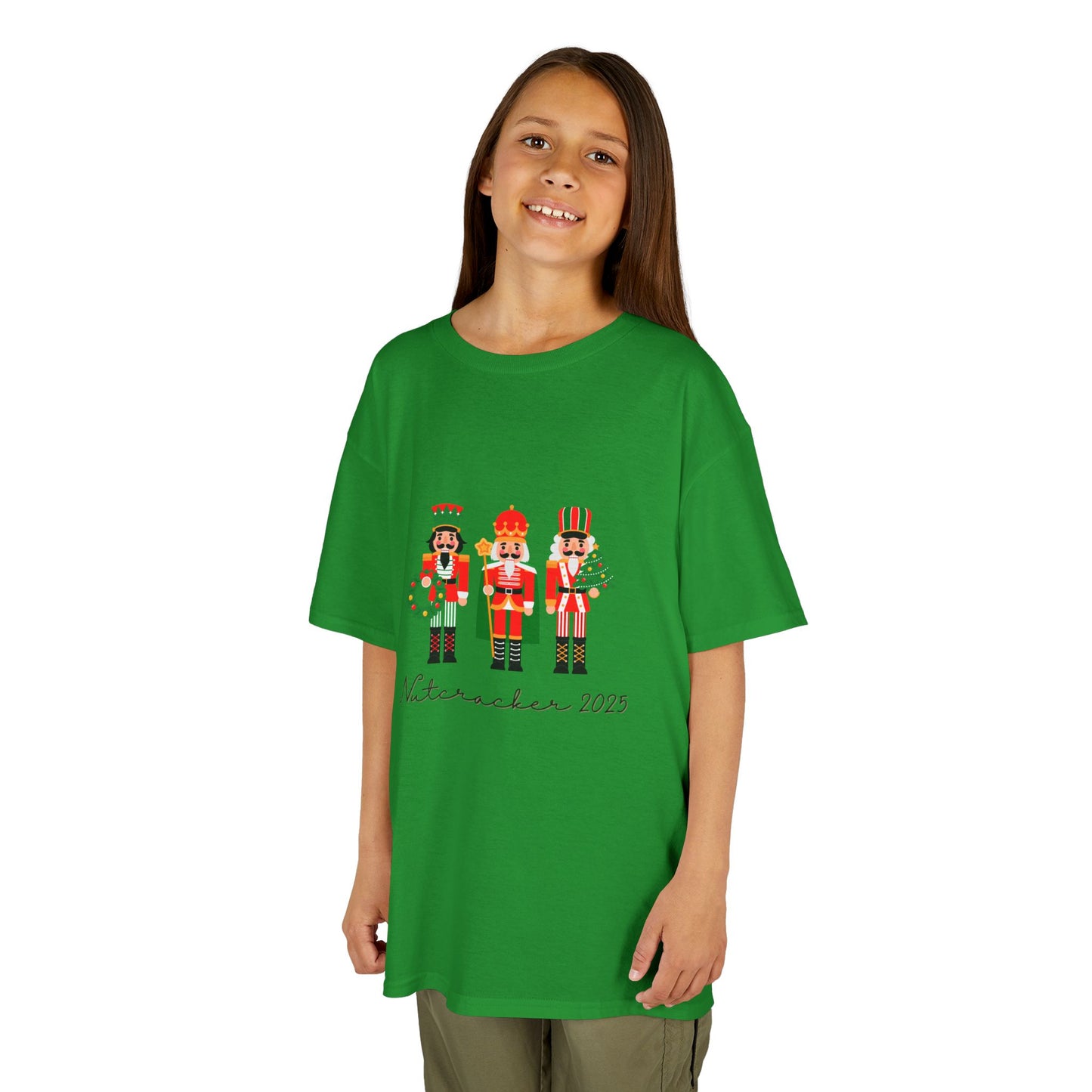 “Nutcracker 2025” T-shirt – YOUTH Crewneck | Ballet Holiday Dance T-shirt for Dancers