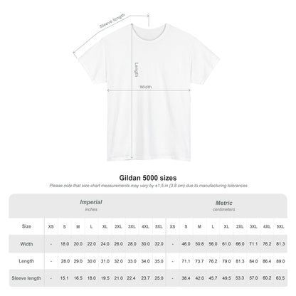 "On a Wing and a Prayer" Tap Dance Tee – Unisex Heavy Cotton T-Shirt with Streetwear-Inspired One-Footed Wing Dancer Graphic