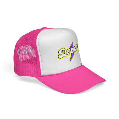 "Dancer" Superhero Graphic Trucker Hat – Bold Unisex Dance Hat with Comic Book Style for Dance Lovers