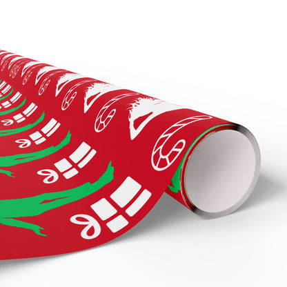 “Dance with Me” Christmas Wrapping Paper – Festive Holiday Gift Wrap with Colorful Dancers & Ballet-Themed Design, Perfect for Dance Lovers and Studios