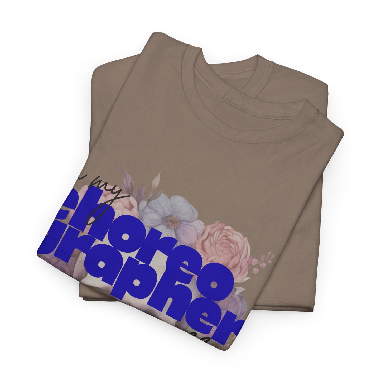 "In My Choreographer Era" Skull Floral Tee – Unisex Heavy Cotton Dance T-Shirt with Cool Gothic Graphic
