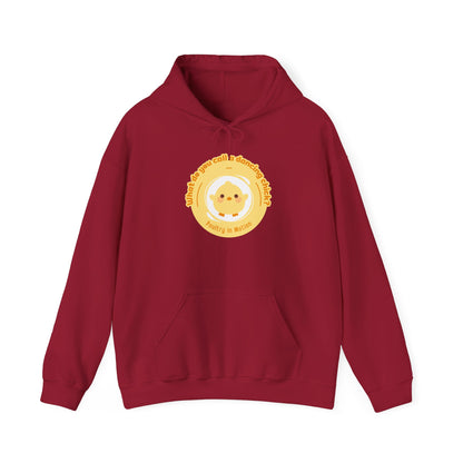 "What do you call a dancing chick? Poultry in Motion" Unisex Dance Hoodie – Funny Dancing Chick Graphic Sweatshirt for Dancers