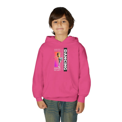 “Dancing” Female Dancer Streetwear Graphic | Unisex Youth Hoodie – Dance Hoodie for Kids & Young Performers
